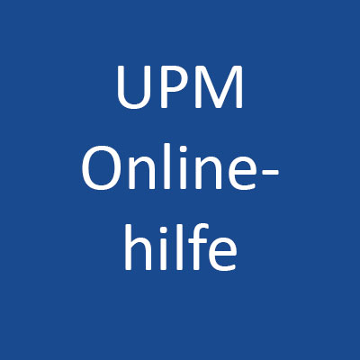 Link zu UPM Onlinehilfe